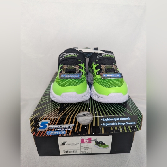 NWT S Sport By Skechers Toddler Jayden Light Up Sneakers Size 5 - Picture 1 of 8
